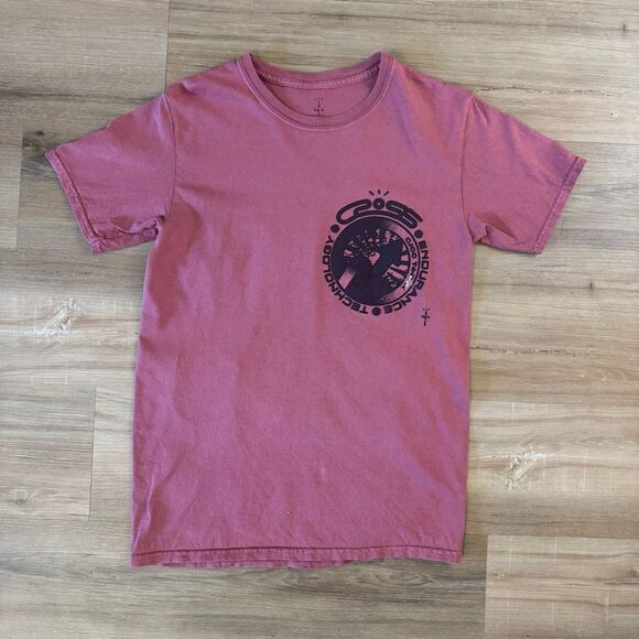 Cactus Jack Travis Scott Cross Performance Technology Red Shirt Size Small - Picture 1 of 6